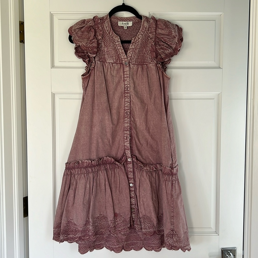 Sea New York Ruffle Dress, xs